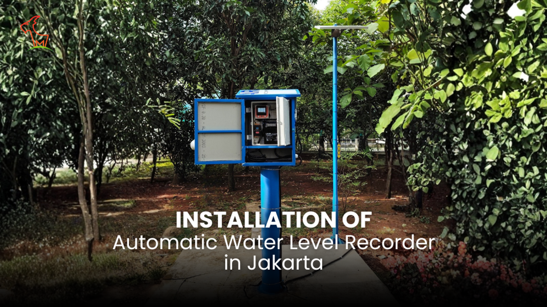 Installation of Automatic Water Level Recorder in Jakarta